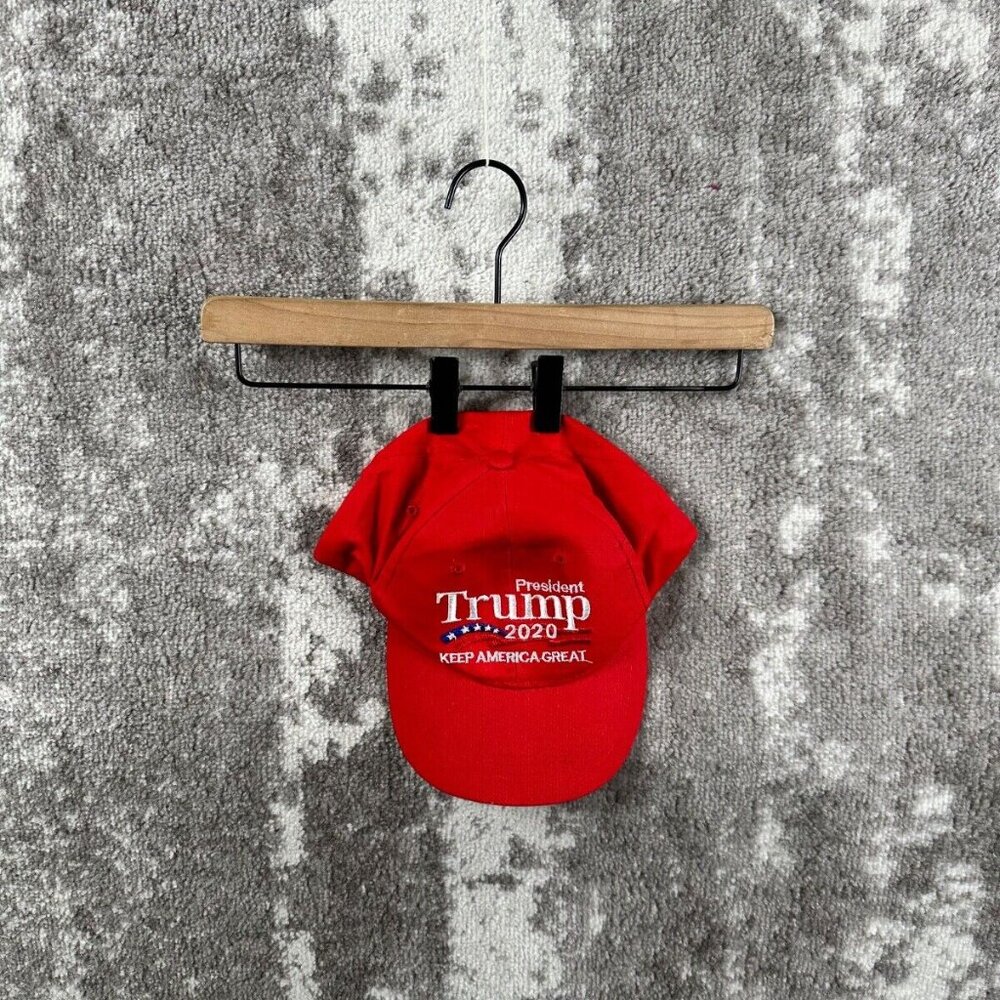 Donald Trrump Baseball Hat Red Adjustable Make America Great Again 'TRUMP 2020'